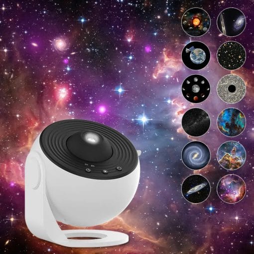 Night Light Galaxy Projector Starry Sky Projector 360 Rotate Planetarium Lamp For Kids Bedroom Valentines Day Gift Wedding Deco - Image 5