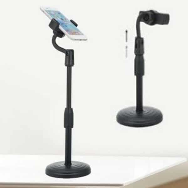 Alternative view of Multifunction Mobile Tripod Stand Mini Tripod Stand Mobile Holder Adjustable Height & Angle Phone Holder