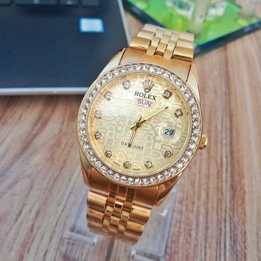 Gold Rolex Watch for Men luxury golden wrist watch