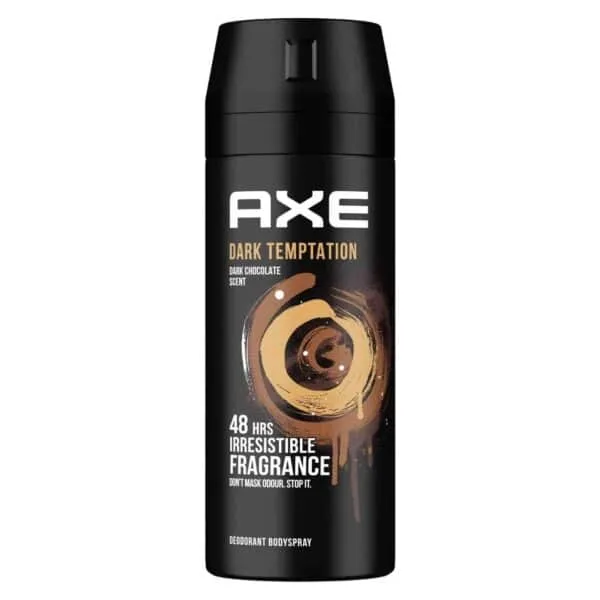 axe dark temptation body spray 150ml chocolate fragrance