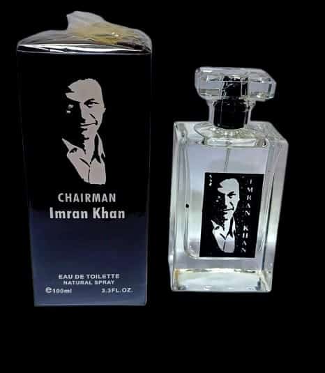 Imran Khan Chairman Perfume packaging and fragrance bottle
