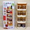PrettyNeat spice rack 8 jar kitchen organizer