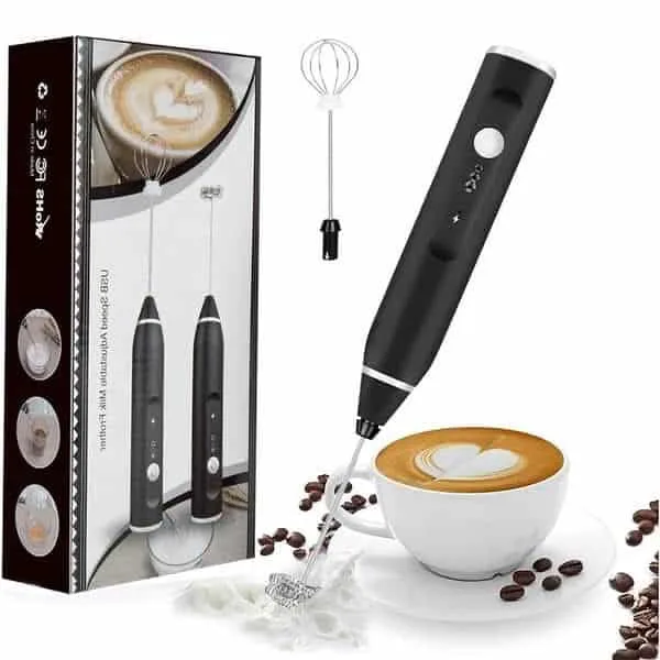 coffee beater rechargeable electric milk frother