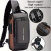 cross body bag anti theft sling bag with lock
