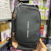 men cross body bag security password lock bag