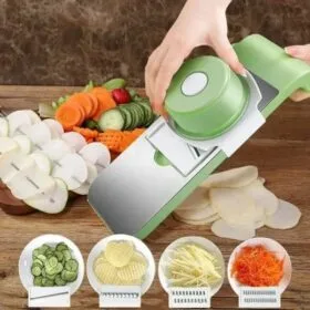 vegetable cutter 5 in 1 stainless steel slicer