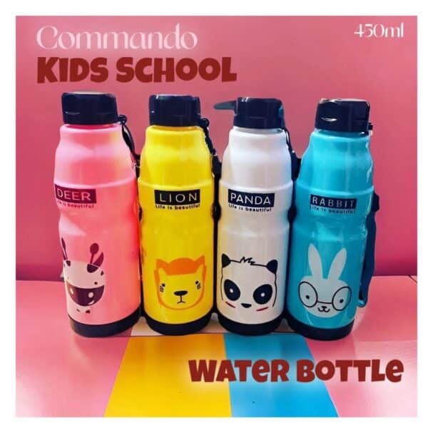 kids water bottle cartoon panda school bottle